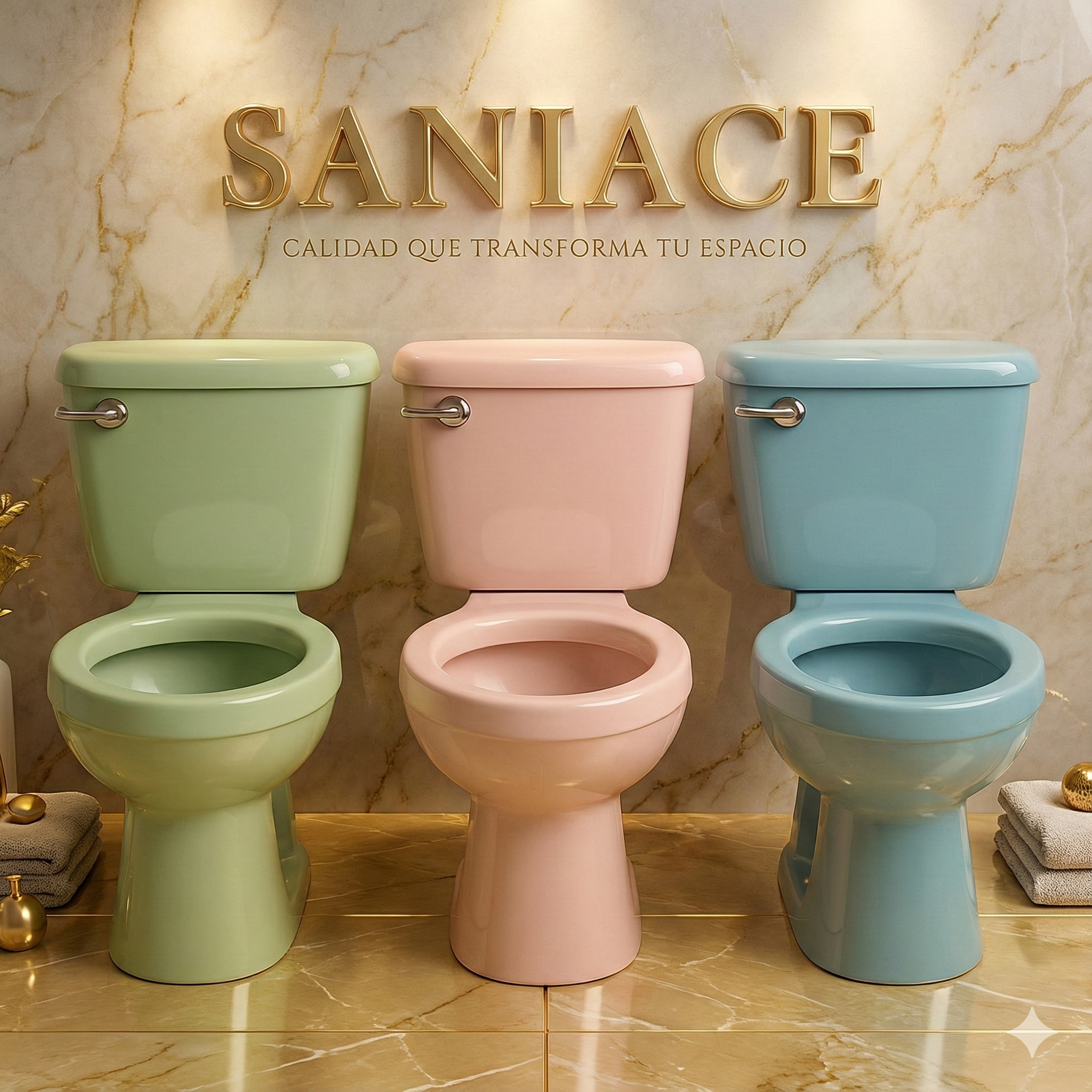 Sanitarios de color claros