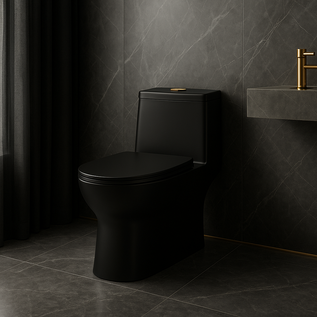 Sanitario One piece Sevilla Negro Mate